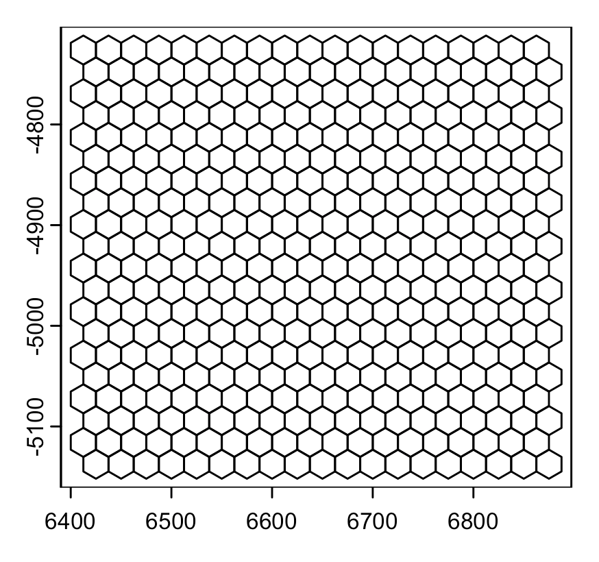 Giotto polygon in a hexagon shape for overlapping visium HD expression data