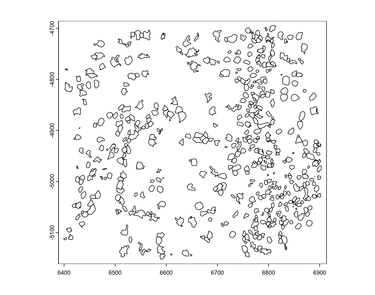 Example MERSCOPE polygons loaded form vertex info